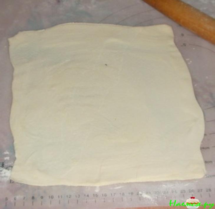 Мильфёй с черникой