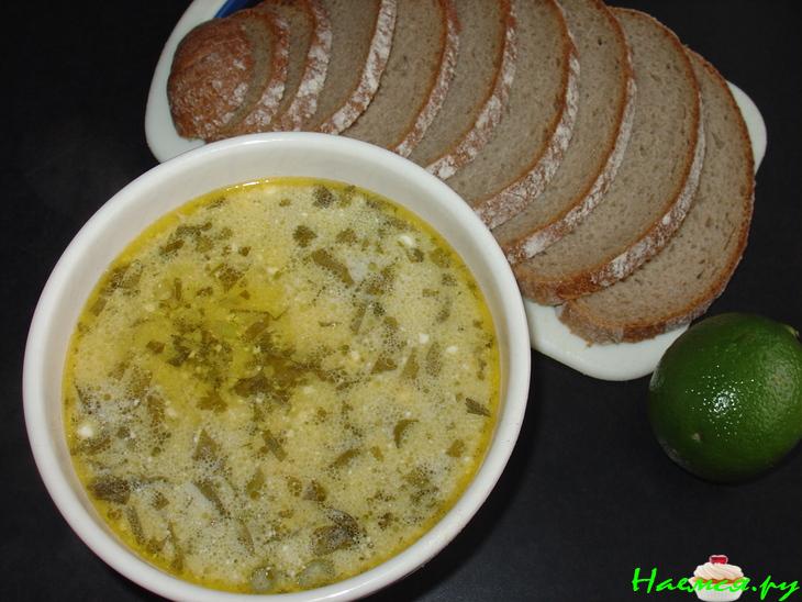 Суп с щавелем и сливочным сыром (Вариант) Суп с щавелем и сливочным сыром (Вариант)