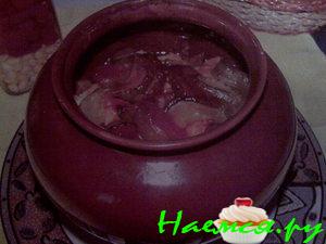 Хек запеченный в горшочке