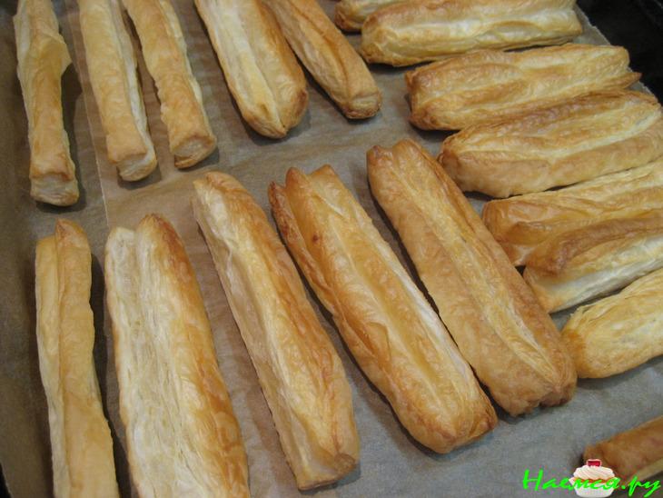 Слоеные "Полоски" с шоколадом и... солью