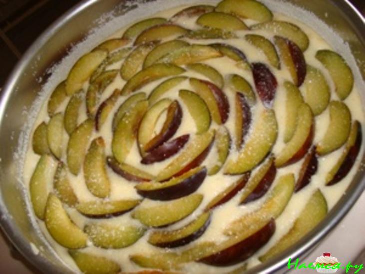 Сырно-сливовый пирог Сырно-сливовый пирог