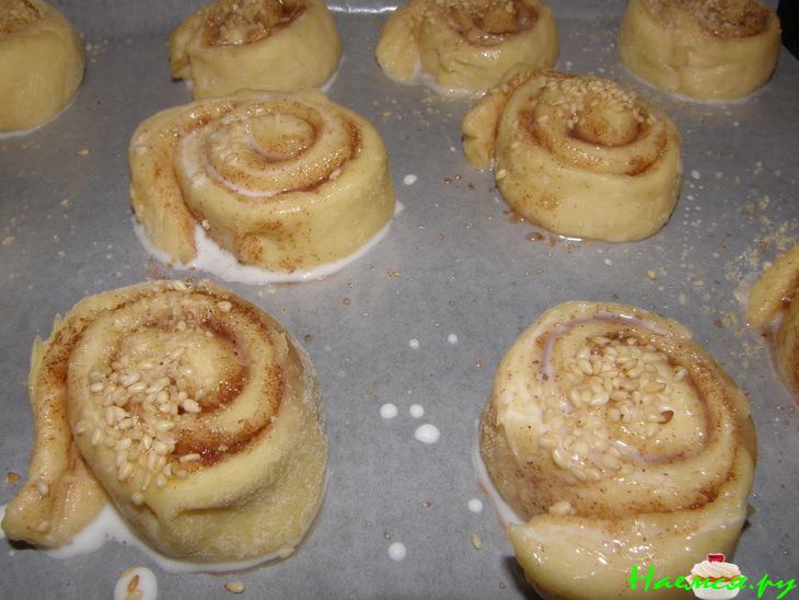 Булочка-рулет с корицей Булочка-рулет с корицей