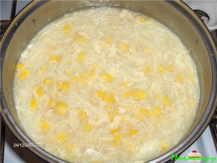 Кукурузный супчик по-китайски Кукурузный супчик по-китайски