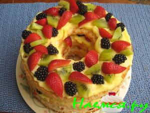 ANGEL FOOD CAKE (классический белоснежный нежный бисквит)