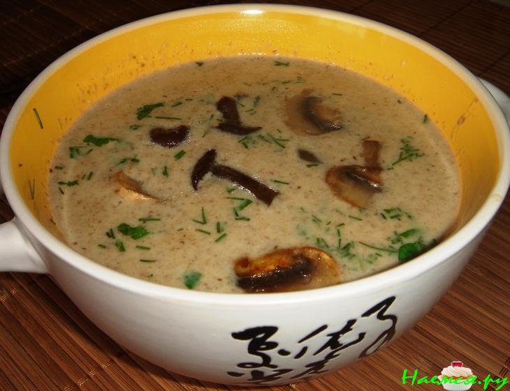 Сырно-грибной крем-суп