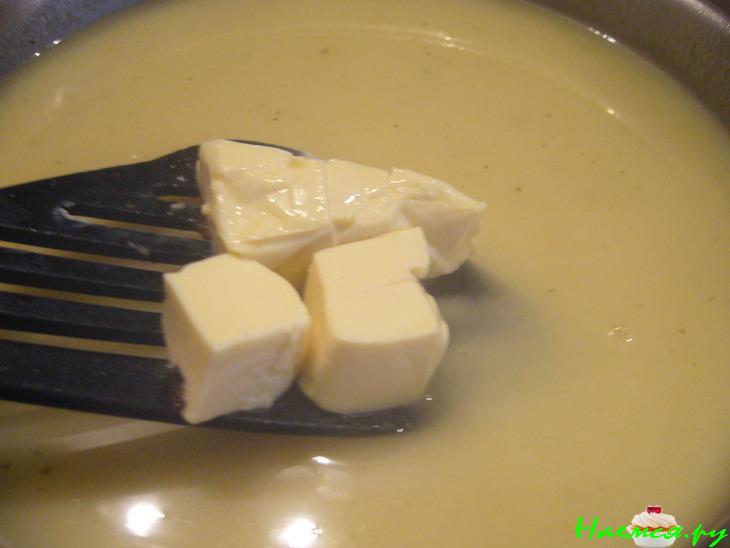 Сырный суп-крем с луком пореем Сырный суп-крем с луком пореем