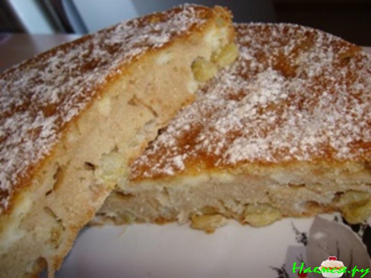 Пирог с виноградом для взрослых