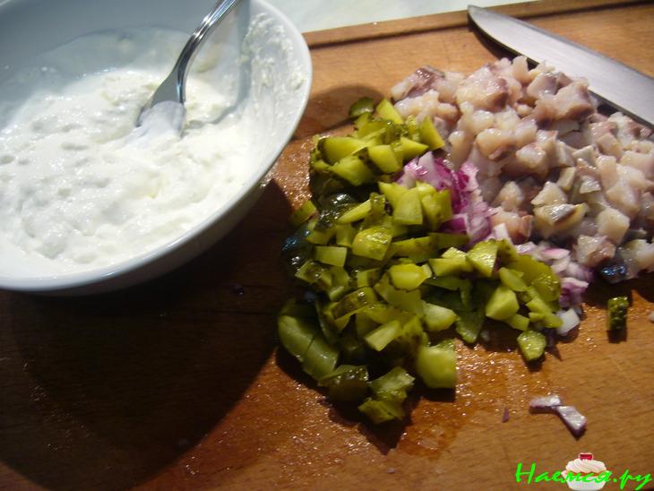 Свекла фаршированная селедочным салатом Свекла фаршированная селедочным салатом