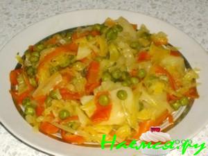 Овощное рагу (постный вариант)