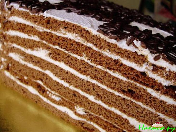 Шоколадный медовик