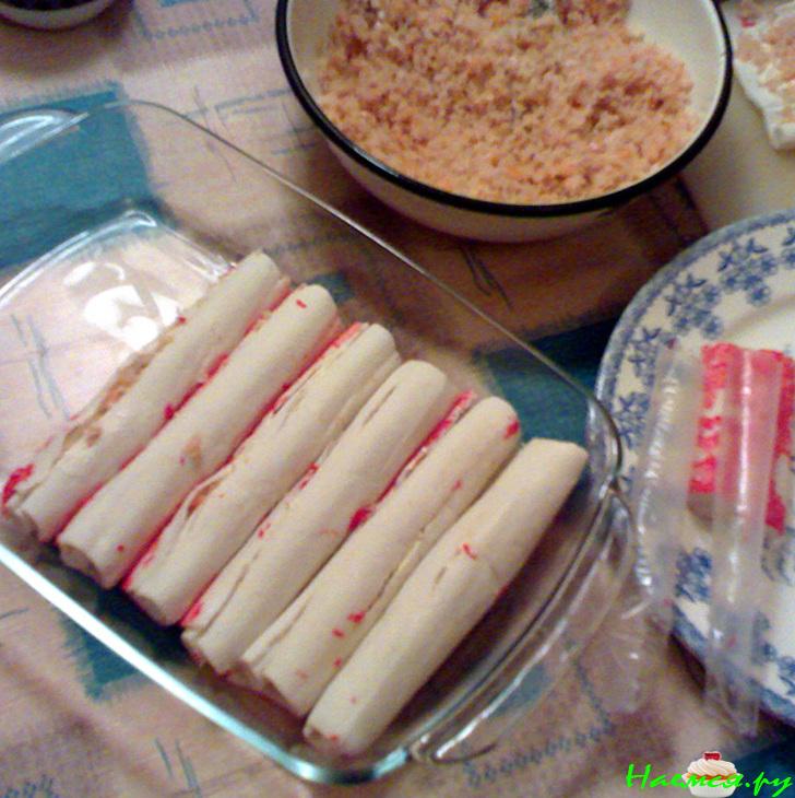 Крабовые рулетики (вкусные)