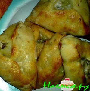 Эчпочмак с курицей и картошкой