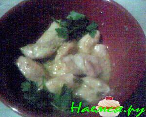 Грудка куриная в пикантном соусе