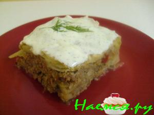 Капустная лазанья или ленивые голубцы