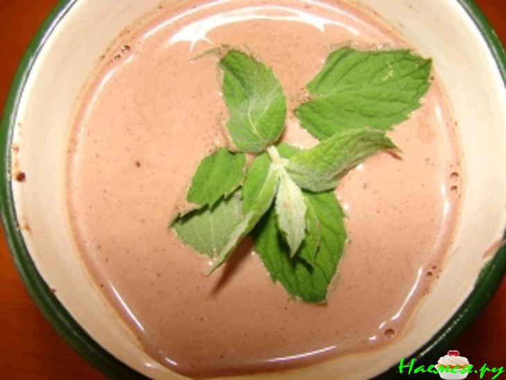 Горячий шоколад с мятой Горячий шоколад с мятой