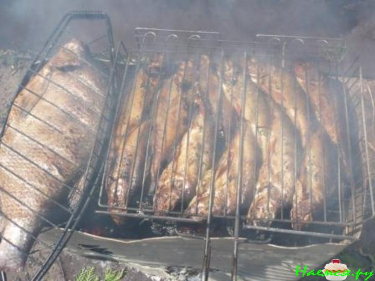 Рыбка а-ля шашлык