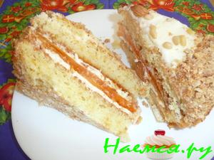 Торт абрикосовый "Праздничный"