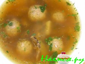 Суп грибной с фрикадельками Суп грибной с фрикадельками