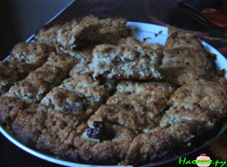 Финиковые пирожные с овсяными хлопьями