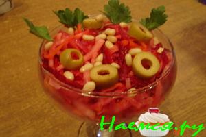 Овощной салат с сельдереем