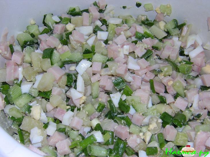 Окрошка без кваса Окрошка без кваса