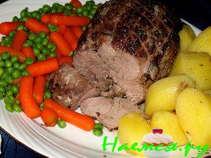 Жаркое из индейки в соусе из пахты