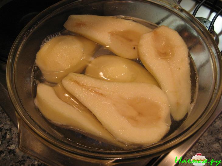 Шоколадно-грушевый торт