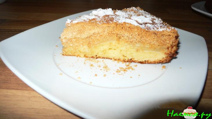 Яблочный пирог с печеньями