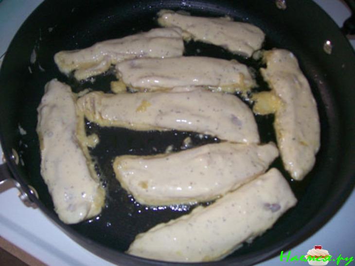 Рыба в кляре с апельсинами