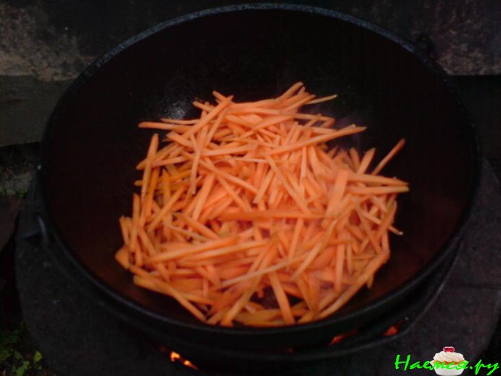 Плов с говядиной и зарой Плов с говядиной и зарой