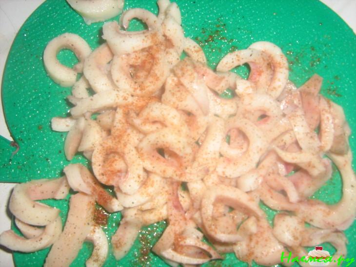 Просто салатик с кальмарами Просто салатик с кальмарами