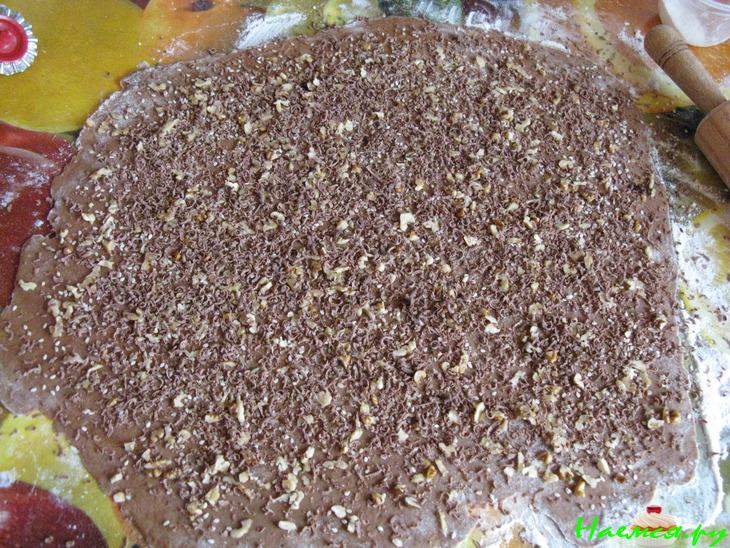 Шоколадное печенье с орехами, кунжутом и шоколадом Шоколадное печенье с орехами, кунжутом и шоколадом