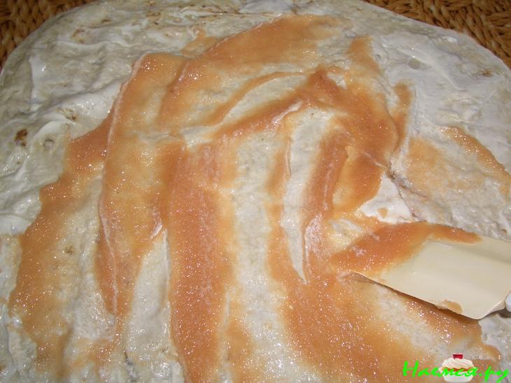 Рулет с икрой минтая из лаваша