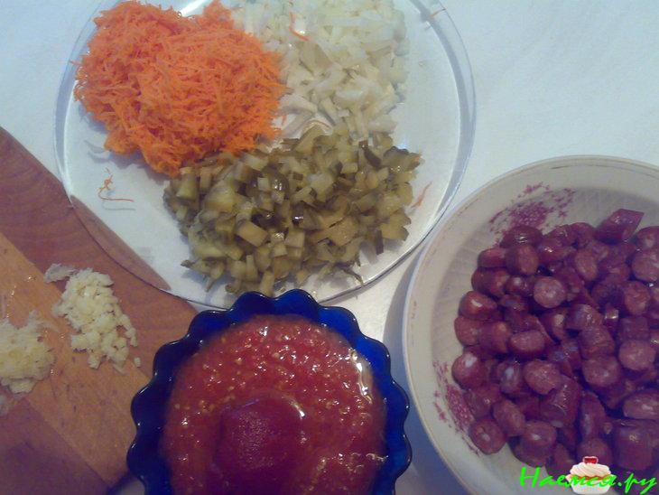 Мясная солянка /мой вариант/