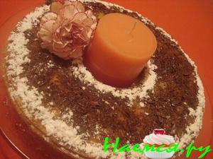 "Грушевый пирог с шоколадом и фундуком" для любителей шоколада "Грушевый пирог с шоколадом и фундуком" для любителей шоколада