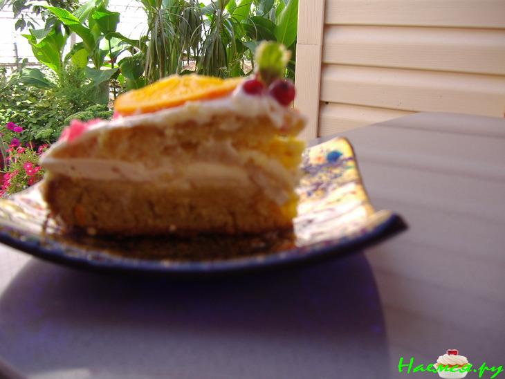 Торт "Апельсиновая нежность"