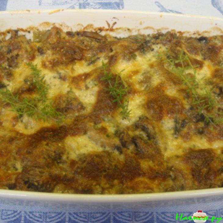 Грибная лазанье по-Итальянски Грибная лазанье по-Итальянски