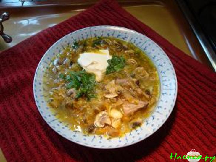 Грибные щи