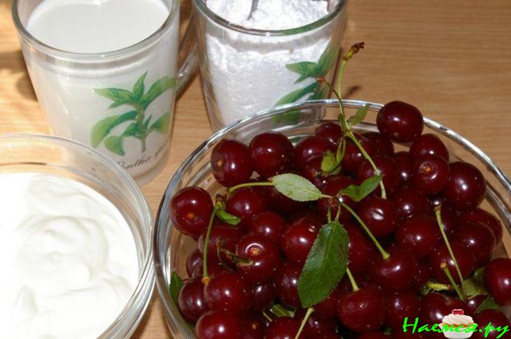 Бланманже "Красное на белом" Бланманже "Красное на белом"