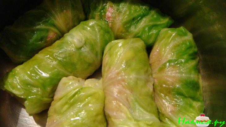 Голубцы с овощной подливкой Голубцы с овощной подливкой