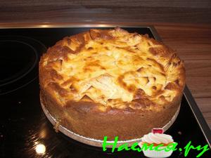 Яблочный пирог нежный