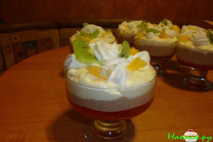 Десерт "Птичье молоко" Десерт "Птичье молоко"