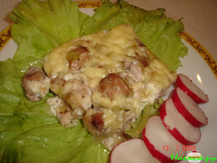 Молоки в омлете