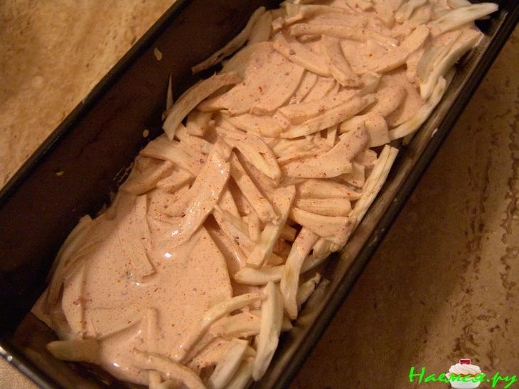 Запеканка с фенхелем