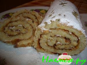 Яблочный рулет Яблочный рулет