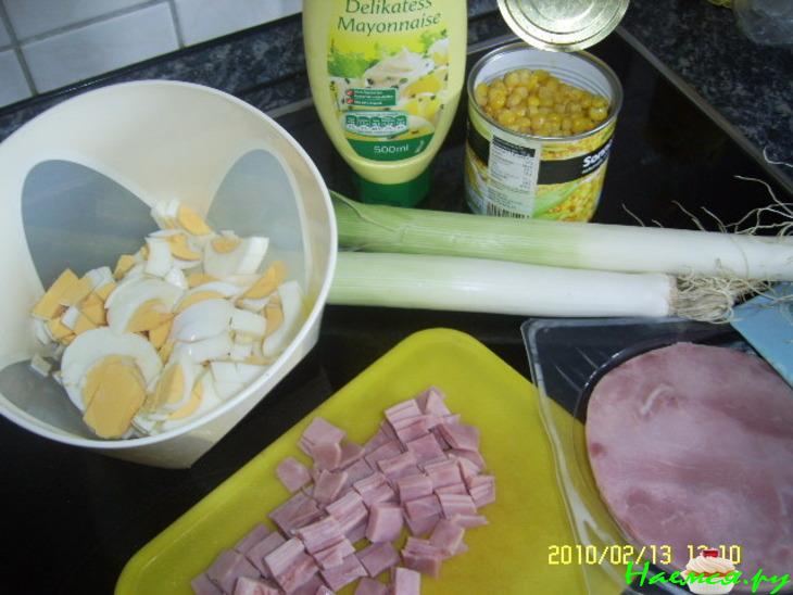 Салат с пореем