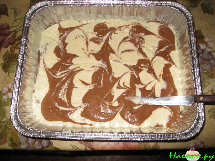 Торт с орехами "Шоколадно-Творожный"