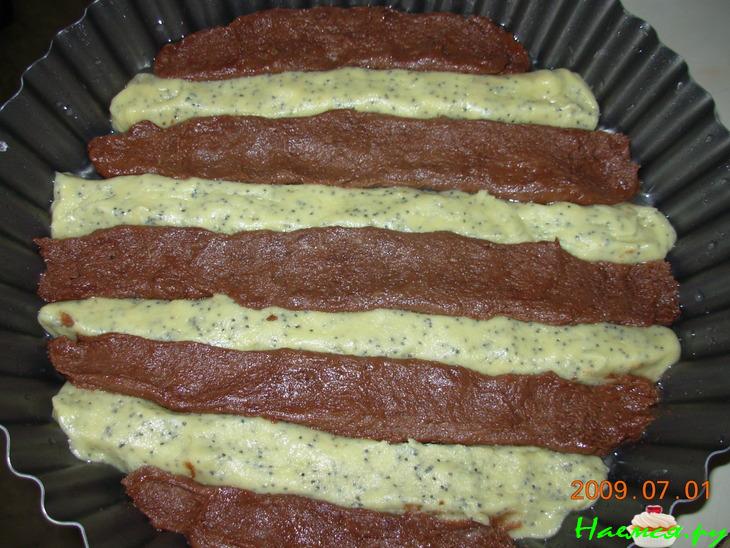 Творожный пирог "Полосатик"