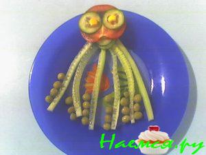 Украшение для салата &laquo;Осьминог&raquo;