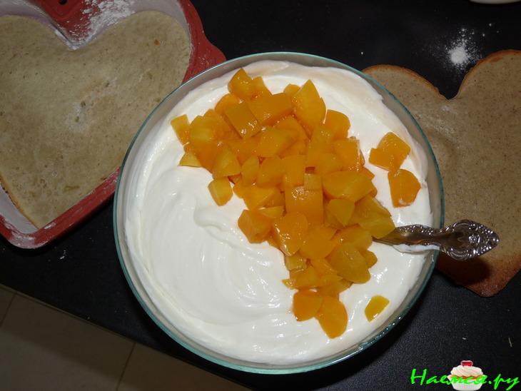 Йогуртовый торт с фруктами